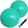 Exercise Ball with Pump, 9-Inch Small for Pilates, Yoga, Core Stability - Choose: [Pack of 1 Ball + 1 Pump] or [Pack of 2 Balls + 1 Pump]