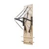 Wall Mounted Pilates Reformer Machine, Maple Wood Pilates Springboard, Exercise Equipment with Resistance Springs, Yoga Fitness Trainer