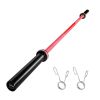 6FT Barbell Bar, Fits 2-Inch Weight Plates, Barbell Bar with Knurled Grip for Strength Training, Weightlifting, Squat, Deadlift, Bench Press, Curl