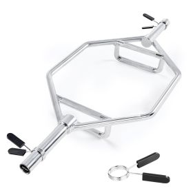 Trap Bar Hex Bar, 2-Inch Hex Barbell, 800 LBS Capacity Shrug Bars with Knurled Grips, Weightlifting and Strength Training Equipment
