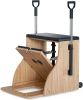 Pilates Chair Wunda Chair Pilates Combo Chair with Handles Split Pedals Reformer Machine for Yoga Core Training Rehabilitation Includes Non-Slip Socks