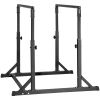 Dip Bar, 800 lbs Capacity, Heave Duty Dip Stand Station with Adjustable Height, Fitness Workout Dip Bar Station Stabilizer Parallette Push Up Stand