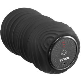 Vibrating Peanut Massage Ball, Electric Double Lacrosse Massage Roller with 4 Intensities