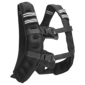 Weighted Vest, 12 lbs Weight Vest with Reflective Stripe, Adjustable Buckle Body Weight Vest for Men Women, Workout Equipment for Strength Training