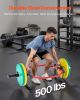 Trap Bar Hex Bar, 2-Inch Hex Barbell, 500 LBS Capacity Shrug Bars, Weightlifting and Strength Training Equipment, Home Gym for Squats, Deadlifts