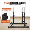 Dip Bar, 800 lbs Capacity, Heave Duty Dip Stand Station with Adjustable Height, Fitness Workout Dip Bar Station Stabilizer Parallette Push Up Stand