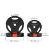 1-Inch Weight Plates, Barbell Weights Set for Weightlifting and Strength Training, 2 x 22lbs + 2 x 11lbs