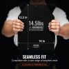 Weight Vest Plates, 14.5 LB Pairs, Premium Steel Weighted plates, Contoured Ergonomic Fit â€“ WODs, Additional Weight for Weight Vests