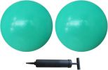 Exercise Ball with Pump, 9-Inch Small for Pilates, Yoga, Core Stability - Choose: [Pack of 1 Ball + 1 Pump] or [Pack of 2 Balls + 1 Pump]