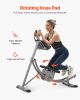 AB Workout Machine, Ab Workout Equipment at Home Gym, Core & Abdominal Trainers for Women, 440 lbs Weight Capacity Strength Training Ab Cruncher