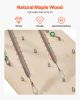 Wall Mounted Pilates Reformer Machine, Maple Wood Pilates Springboard, Exercise Equipment with Resistance Springs, Yoga Fitness Trainer