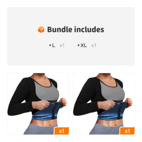 Sauna Suit For Women / Body Shaper / Waist Trainer  ( Buy A Size Up ) (size: L+XL)