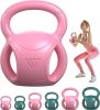 3 Handle Kettlebells Weight - Weight for Women Options 5, 10, 15 and 20 LB for Russian Twists AB Exercise