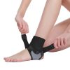 1pc Universal Adjustable Ankle Brace - Ultra-Breathable & Silicone-Enhanced Support - Durable Neoprene Foot Sleeve for Unisex - Customizable Fit for S