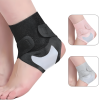 1pc Universal Adjustable Ankle Brace - Ultra-Breathable & Silicone-Enhanced Support - Durable Neoprene Foot Sleeve for Unisex - Customizable Fit for S